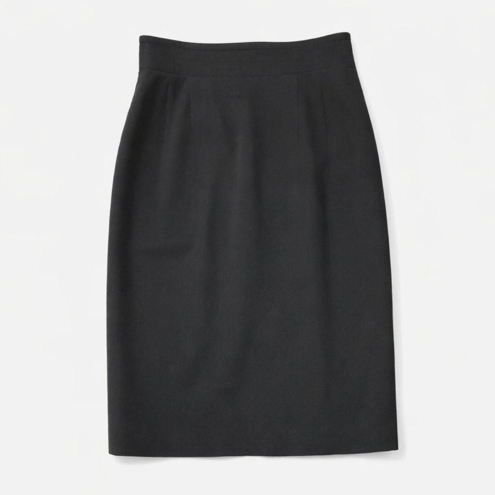 Vintage JIL SANDER+ Black Wool Pencil Skirt – EU 36 / US 4 - Picture 3 of 16